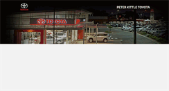 Desktop Screenshot of peterkittletoyota.com.au